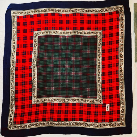 YSL Vintage silk scarf - Picture 1 of 13